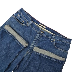 Vintage LL Bean Mens Natural Fit 40 x 32 Medium Wash Blue Denim Jeans 90s - Picture 1 of 10