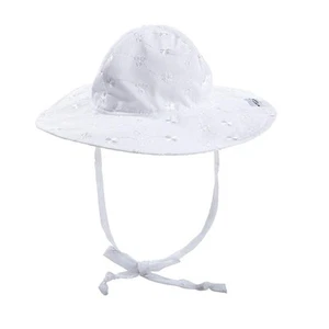 Floppy Hat, White Eyelet Medium - Picture 1 of 7
