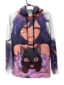 Anime Aphmau Meow Cats Girls Hoodie Size XL Pullover - Picture 1 of 3