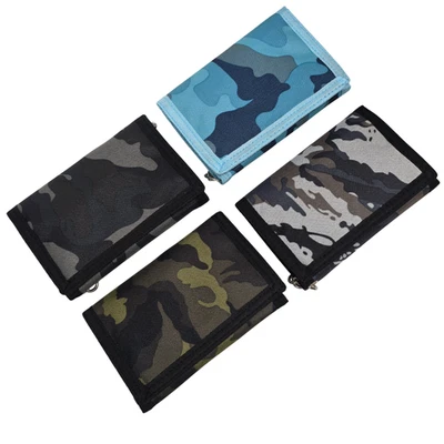New Camouflage Style Canvas Chain Wallet Coin Pouch Credit Card Holder Rippa - Image 1 of 4