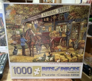 New Bits & Pieces Jigsaw 1000 Pieces A Visit To The General Store Jigsaw - Picture 1 of 2