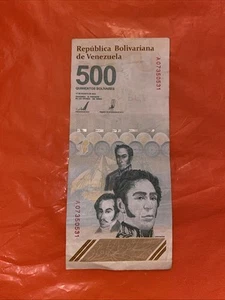 Venezuela Banknoten 500 Bolívares Conmemorativo Batalla Naval - Bild 1 von 3