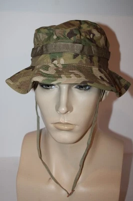 US Army Boonie Hat Multicam OCP Size 7 1/4 Type VI Bernard Cap Co Excellent - Image 1 of 4