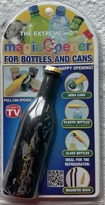 New Magic Opener Pull Can Opener For Bottles Cans Magnetic Back As Seen on TV - Picture 1 of 11