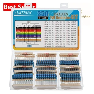 Elektronik Widerstand Sortiment Set 35 Werte 1 Watt Metallfilm Präzision - Bild 1 von 2