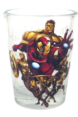 Marvel Avengers 2 Iron Man Shot Glass 1.5oz Jerry Leigh Disney coleccionable Foto 1 de 3