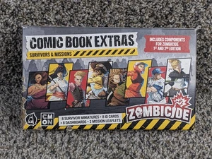 Zombicide COMIC BOOK EXTRAS Survivors & Missions Expansion - CMON 1st or 2nd Ed - Picture 1 of 12