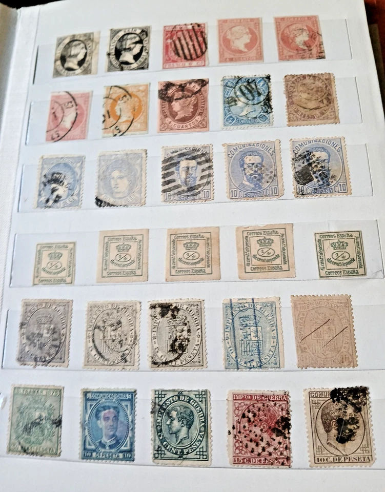 Colección sellos clásicos España siglos XIX-XX - Imagen 1 de 4