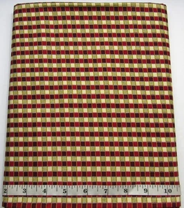 2010 Provence Yuko Hasegawa BTY Checkerboard RJR Cotton Sew Quilt Craft Fabrics - Picture 1 of 3