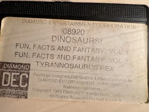 1992 DINOSAURS! TYRANNOSAURS REX ANCIENT EXTINCT REPTILES APEX CARNIVORE - Picture 1 of 5