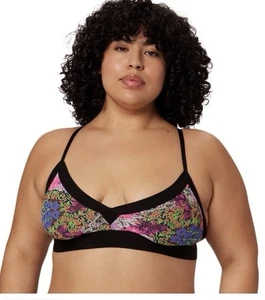 Parade Floral Mesh Triangel Bralette! Neu mit Etikett! Größe 3X! - Bild 1 von 5