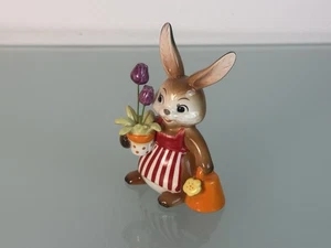 Goebel Hase Figure Porcelain Easter ca. 10 cm. Top Condition - Picture 1 of 3