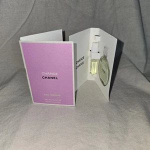 CHANEL CHANCE EAU Fraîche EDT 1.5ml .05fl oz x 2 PERFUME SPRAY SAMPLE VIALS - Picture 1 of 6