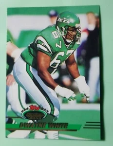 1993 Stadium Club Football Card #484 Dwayne White - New York Jets - Picture 1 of 2