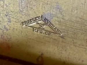 Antique Bradley & Hubbard Expandable Brass Book Shelf Case 1875 - 1902 ? - Picture 1 of 10