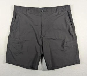 Chaps Ralph Lauren Shorts Mens Size 38 Black Golf Flat Front Performance Chinos - Picture 1 of 9
