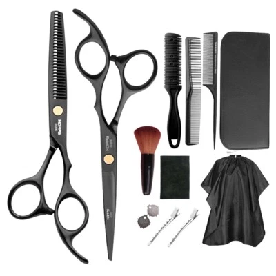 10/13x Profi Haarschere Set Edelstahl Friseurschere Effilierschere Haarschneider - Bild 1 von 4