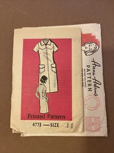 Anne Adams Sewing Dress Pattern 4773 Size 14 Vtg 60s - Bild 1 von 4
