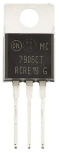 2x ON Semiconductor MC7905CTG Negative Voltage Regulator 1A -5V ±4% 3-pin TO-220 - Picture 1 of 1