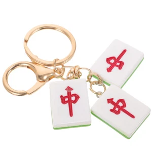 Keychain Bag Hanging Decoration Mahjong Charm Keychain Cute Pendant Key Ring - Zdjęcie 1 z 12
