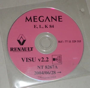 Manual de Taller Eléctrico/Diagramas Cableado DVD Renault Megane E, L, K 84 -06 - Imagen 1 de 1