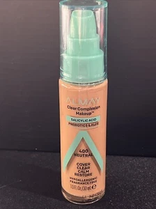 Almay Clear Complexion Makeup w/Salicylic Acid, Prebiotics & Aloe, 400 Neutral - Picture 1 of 2