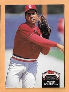 ANDRES GALARRAGA ST. LOUIS CARDINALS #652 - TOPPS STADIUM CLUB CASI NUEVO-COMO NUEVO 1992 - Imagen 1 de 2
