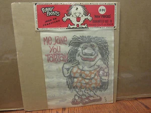 Me Jane You Tarzan Sweatshirt T-shirt iron on transfer for Tee vintage #61 - Picture 1 of 2