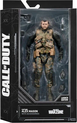 Call of Duty Alex Mason 6.5-inch Articulated Figure Swappable Hands & Weapons - Image 1 of 4