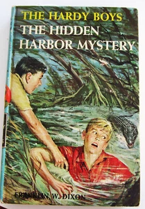 Hardy Boys HIDDEN HARBOR MYSTERY #14 Hardcover 1962 Print Book White Multi EPs - Imagen 1 de 4