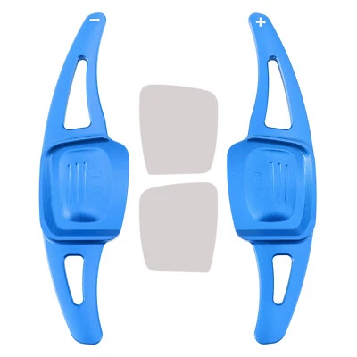 Steering Wheel Paddle Shifter Extension For VW Golf 8 Tiguan Aluminium Blue Foto 1 de 4