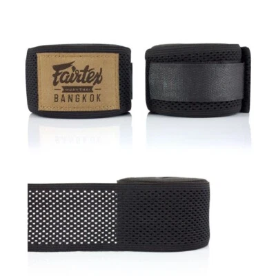 Fairtex HW4 Envolturas de Mano 180” Muay Thai Boxeo MMA Muñequeras Elásticas Oficiales Foto 1 de 4
