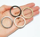 Large & Small D-rings O-rings Leathercraft Metal Welded Webbing Buckle Flat Ring