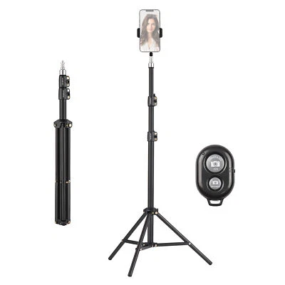 ANDOER 210cm Trípode de Luz Ajustable Fotografía Trípode Soporte y E5R9