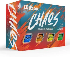 Wilson Unisex WG2008202 Chaos Golf Balls - 24-Balls - Colored - Picture 1 of 5