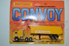 Matchbox CONVOY CY20 Kenworth COE Tipper Semi Taylor Woodrow Yellow diecast 1983