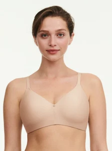 NEU! 78 $ Chantelle 13BQ C JOLIE T-SHIRT-BH OHNE BÜGEL GRÖSSE 34DD - Bild 1 von 4