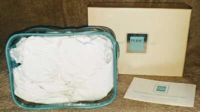 Avon Pure Care Beauty Case - Clear makeup bag with Turquoise Accents- New in Box - Image 1 of 4