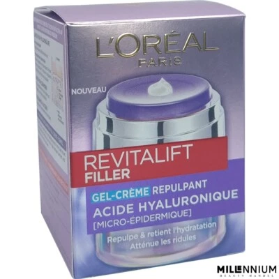 L'ORÉAL PARIS Aufpolsternde Gel-Creme Revitalift Filler mit Hyaluronsäure 50ml - Bild 1 von 2