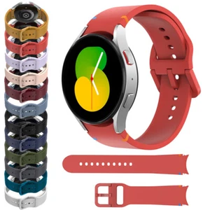 For Samsung Galaxy Watch 7 6 5 4 40/44mm Classic 43/47/46mm Silicone Band Strap - Photo 1 sur 24