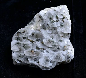248g Natural Rare Fish Scaly Calcite & 7Colored Pyrite Mineral Specimen/China - Picture 1 of 11