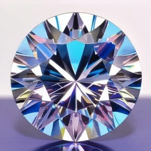 Diamante Natural 7.00 Ct CERTIFICADO D Grado Redondo Suelto VVS1/13 mm - Imagen 1 de 8