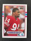 Charles Haley #11 Topps 1989 San Francisco 49Ers Hall Of Famer