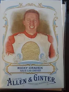 Maglia Topps Allen & Ginter Ricky Craven 2016 usata come nuova - Foto 1 di 1