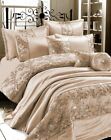 EMBROIDERED Satin Silk Duvet Luxuries GIGI Quilt Cover Set Or Bedspread Cushion