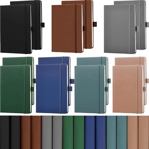 14 Pack Lined Journal Notebooks 5.5 x 8.2 Inch A5 Hardcover Notebook College ... - Picture 1 of 7
