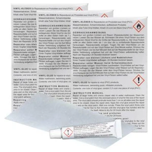 Abbco 3x PVC Reparaturset Wasserbetten Vinylreparatur Reparaturset inkl. Flicken - Bild 1 von 2