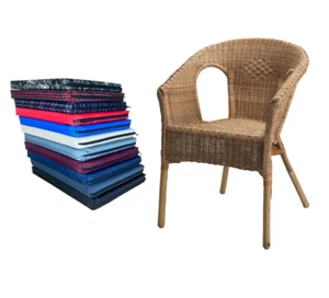 WATERPROOF Cushion Seat Pad For Ikea Rattan Armchair REMOVABLE COVER 4cm Thick - Picture 1 of 19