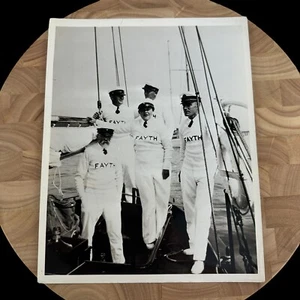 De colección transpac 1932 ganadora Fayth señora McNutt equipo foto de prensa primera mujer 8 x 10 - Imagen 1 de 10