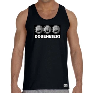 EAKS® Herren Tank Top "Dosenbier" Muskelshirt Fun Shirt Alkohol Saufen Bierdosen - Bild 1 von 25
